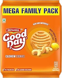 Good Day Britannia Cashew Cookies, 905 g , 10N*82.7= 827 g (Weight May Varie)