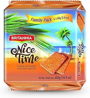 Britannia Nice Time, 143g or 150g, Brown (Weight May Vary)